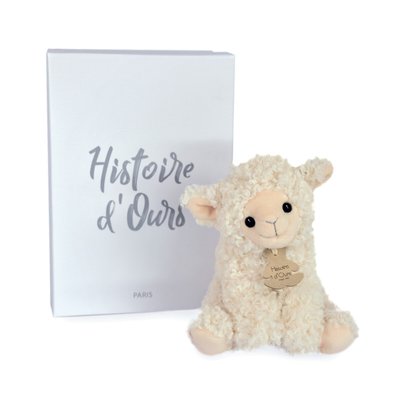 Peluche agneau vintage petit modèle HISTOIRE D'OURS