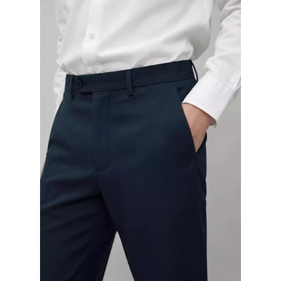Pantalon droit costume MANGO TEEN