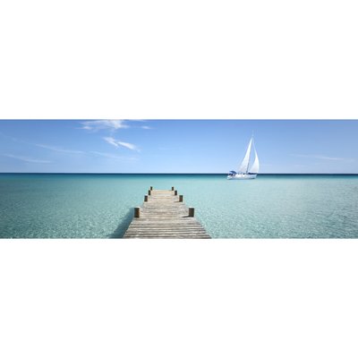 Tableau sur toile ponton voilier CEANOTHE