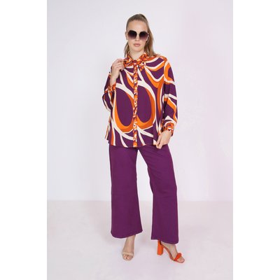 chemise en viscose imprimé bimotif JEAN-MARC PHILIPPE