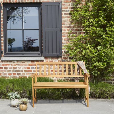 Banc de jardin en acacia massif  HANOÏ BERAH GETAH