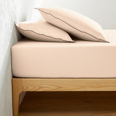 Drap-housse satin de coton lavé, Victor uni LA REDOUTE INTERIEURS