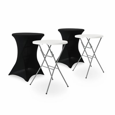 Table mange debout pliante avec housse de protection (lot de 2) GALA + HOUSSE X2 SWEEEK