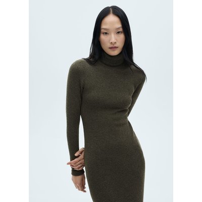 Robe maille col roulé MANGO