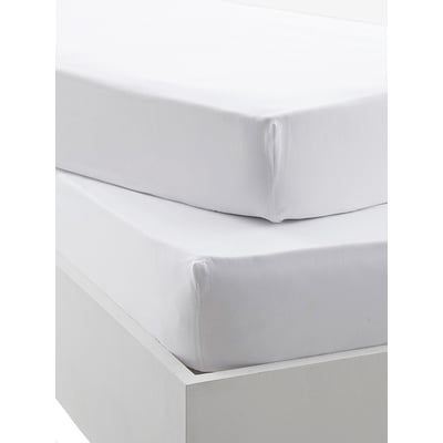 Lot de 2 draps-housses BIO COLLECTION VERTBAUDET