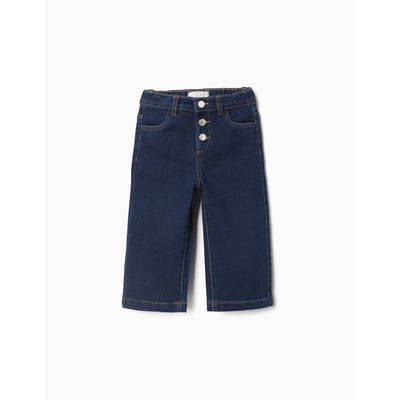 Jean à jambe large avec boutons-pression ZIPPY