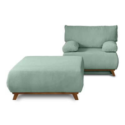 Fauteuil convertible en Velours texturé - CRISTAL LISA DESIGN