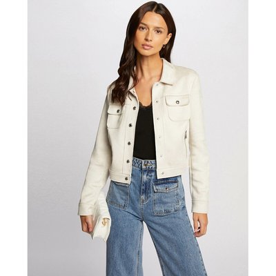 Blouson suédine boutonné MORGAN