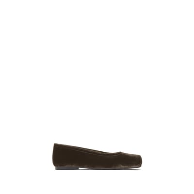Ballerines plates en velours GEMA CASTANER