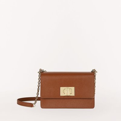 Carteira com alça a tiracolo, em pele, 1927 MINI FURLA