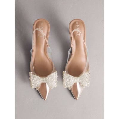 Chaussures à talon, bride arrière et nœud NEXT