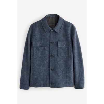 Veste-chemise en tissu brossé à carreaux NEXT
