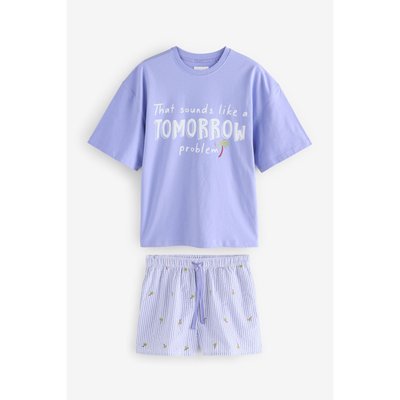 Pyjama short texturé, ensemble NEXT
