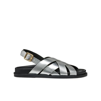 Platte leren sandalen Adelash GEOX