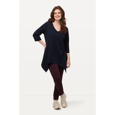 T-shirt, finition en pointe, col en V ULLA POPKEN