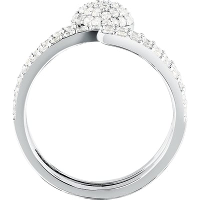 Bagues en Zircon/cubic Zirconia/recycled Silver 925/1000 et Zircon MORELLATO