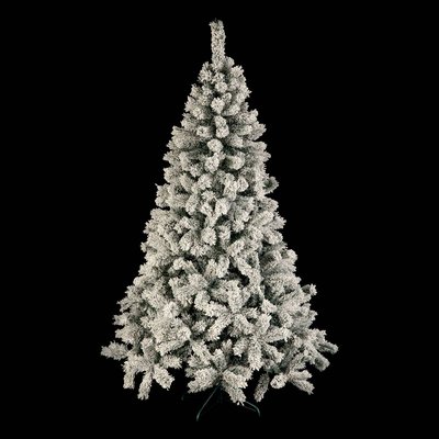 Sapin de Noël "Windy peak" 210cm vert floqué blanc FEERIC LIGHTS & CHRISTMAS