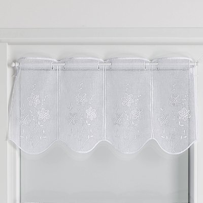 Brise bise brodé de petites fleurs HOME MAISON