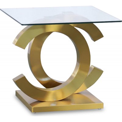 Table d'appoint en verre, design élégant RECOLLECTION