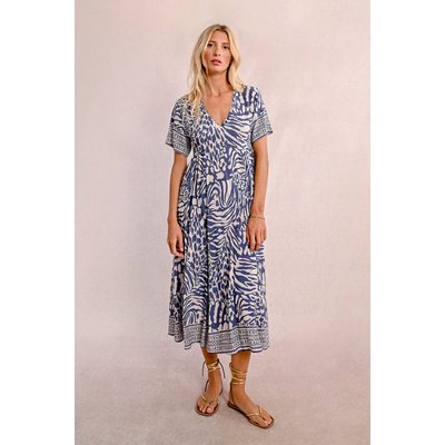 Robe longue à imprimé MOLLY BRACKEN