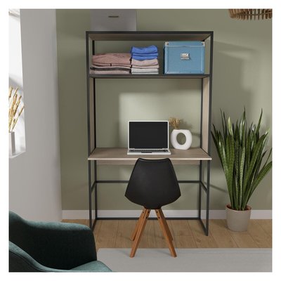 Portant vêtements et bureau bois métal OSLO MOB IN