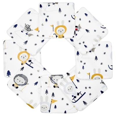 Lingettes bébé lavables 8 pièces SEVIRA KIDS