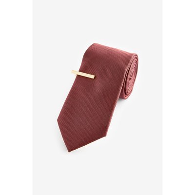 Ensemble cravate texturée et pince à NEXT