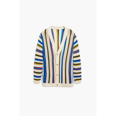 Cardigan en maille à rayures DESIGUAL