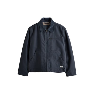 Veste en toile déperlante et peau lainée NEXT