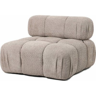 Fauteuil modulable d'angle topo confort en bois et polyester RECOLLECTION