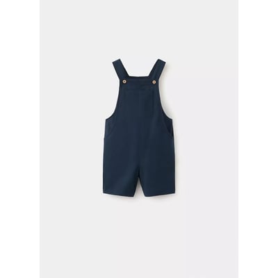 Salopette courte coton MANGO BABY