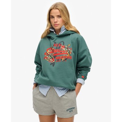Sweat à capuche décontracté Tokyo Vintage Logo SUPERDRY