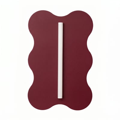 Applique murale Acier Bordeaux S14d 1 Klover EDEN
