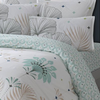 Parure de lit avec 2 taies 65x65 cm en percale NOA SENSEI MAISON