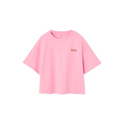 T-shirt cropped manches courtes VERTBAUDET