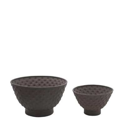 Set de 2 cache-pots décoratifs en fer D35 SIA DECO