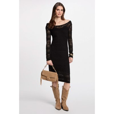 Robe tricot longue ajustée MORGAN