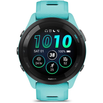 Montre connectée Forerunner 265 Music Turquoise / NOIR AMOLED GPS IP6X GARMIN