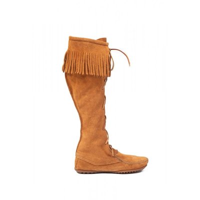 Bottes souples daim cheap
