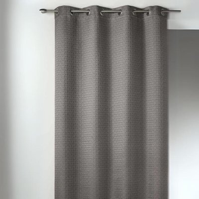 Rideau épais en Jacquard Uni à Reliefs HOME MAISON
