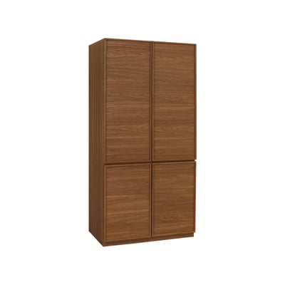 Module dressing décor bois 4 portes 1 penderie KUBA SWEEEK