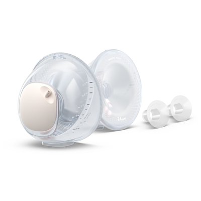 Lot de 2 Coquilles flacons de recueil de lait SCF439/01 PHILIPS AVENT