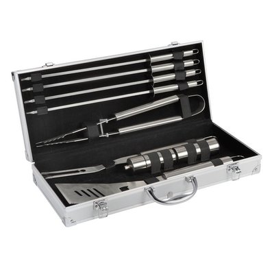 Valisette 9 ustensiles pour barbecue Cook'In Garden COOK IN GARDEN