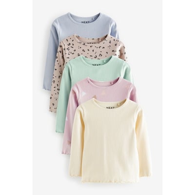 Lot De 2 Hauts Thermiques Manches Longues NEXT - Coton Mélangé Côtelé - Sous-pull Chaud 0.5 Tog