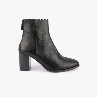 Bottine cuir métallisé GISELLE MAISON TOUFET
