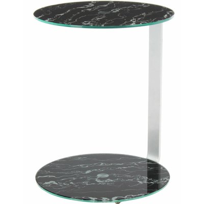 Table d'appoint en verre, ronde, Quentin ARTE ESPINA