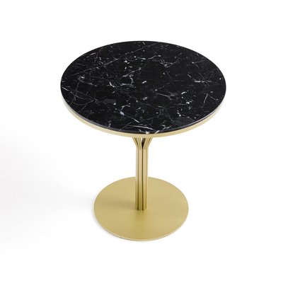 Tuintafel van marmer en staal, Bistro LA REDOUTE INTERIEURS