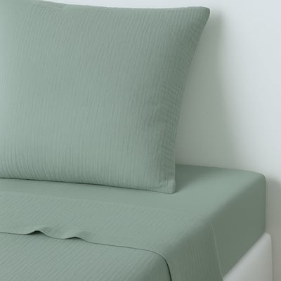 Drap plat gaze de coton ALMA Made in Europe FEBRONIE