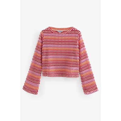 Haut à manches longues au crochet NEXT