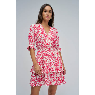 ROBE COURTE AVEC MOTIF FLORAL SALSA JEANS